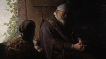 Rembrandt | Anna and the Blind Tobit | National Gallery | London
