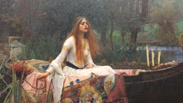 John William Waterhouse | The Lady of Shalott | Tate Britain | Londra